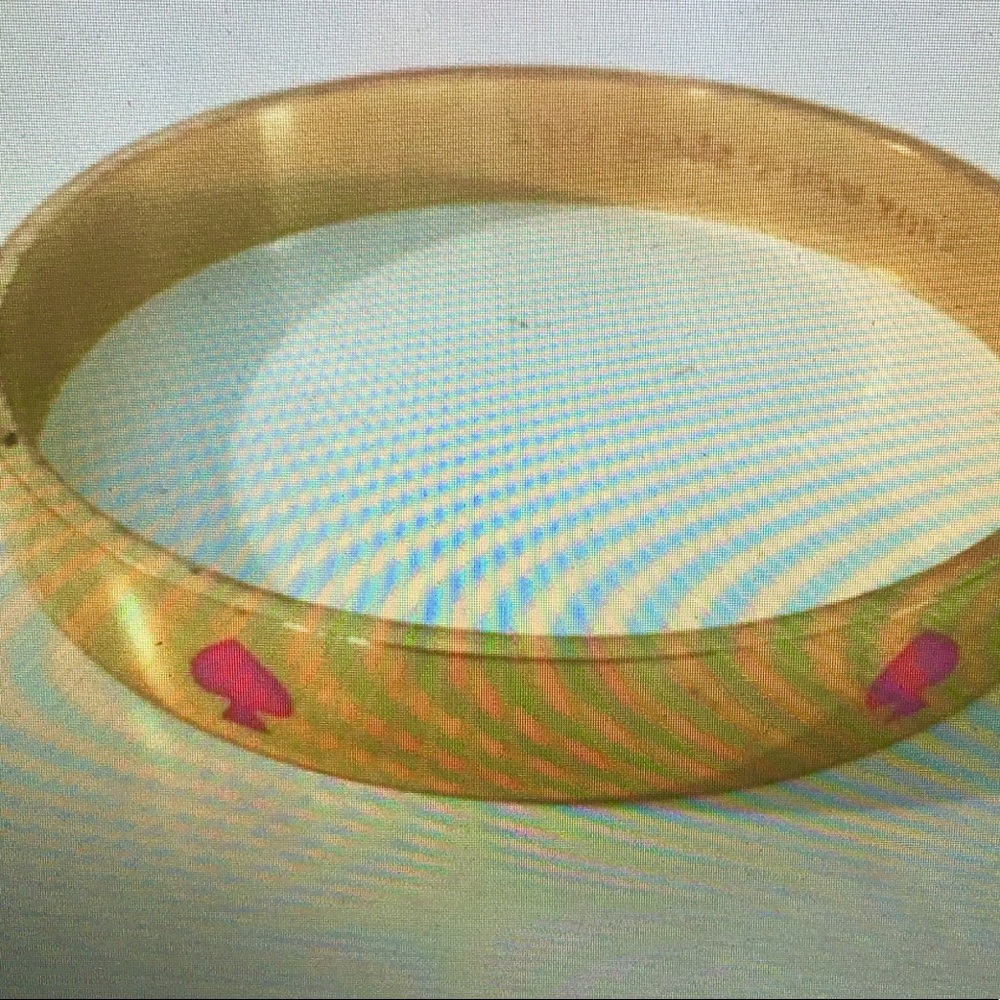 Kate spade New York enamel gold w/pink spades